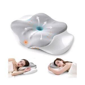Cervical Pillow for Neck and Shoulder Pain Relief, Contour Memory Foam Ergonomic